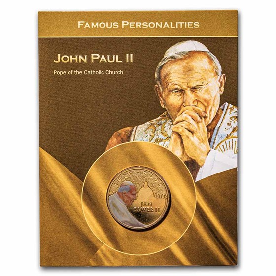 2005 Poland Pope John Paul II 2 Zlote Blistercard BU 2005 Poland Pope John Paul II 2 Zlote Blistercard BU