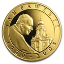 2005 Poland Pope John Paul II Silver 10 Zlotych BU