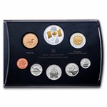 2005 RCM Silver Dollar Pf Set 40th Anniv Flag (Damaged Box)