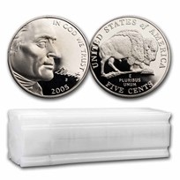 2005-S American Bison Nickel 40-Coin Roll Proof
