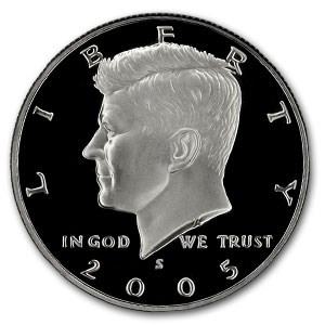 2005-S Kennedy Half Dollar Gem Proof 2005-S Kennedy Half Dollar Gem Proof