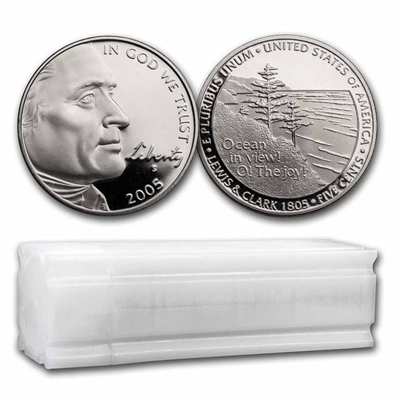 2005-S Ocean in View Nickel 40-Coin Roll (Proofs)