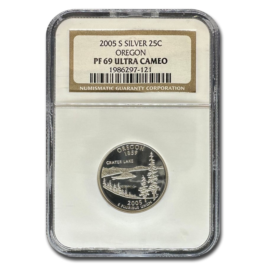 2005-S Oregon State Quarter PF-69 UCAM NGC(Silver)