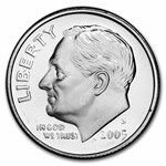 2005-S Roosevelt Dime 50-Coin Roll Proof (Silver)