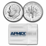 2005-S Roosevelt Dime 50-Coin Roll Proof (Silver)