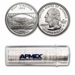 2005-S W. Virginia State Quarter Gem Proof 40-Coin Roll (Silver)