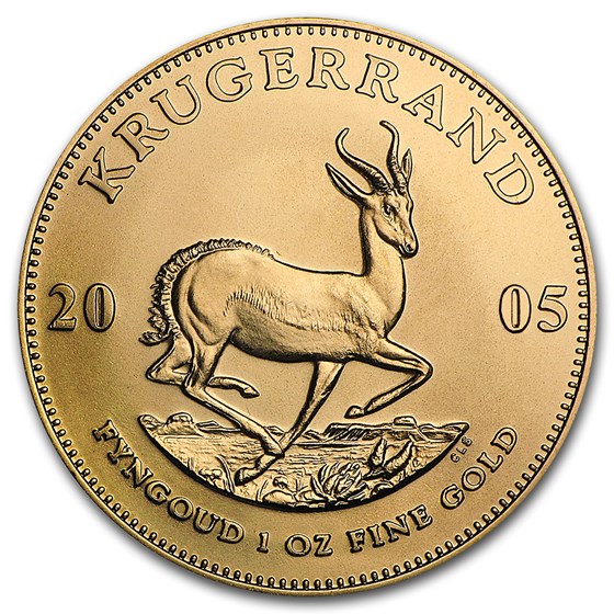 2005 South Africa 1 oz Gold Krugerrand BU 2005 South Africa 1 oz Gold Krugerrand BU