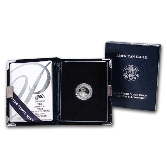 2005-W 1/10 oz Proof American Platinum Eagle (w/Box & COA) 2005-W 1/10 oz Proof American Platinum Eagle (w/Box & COA)