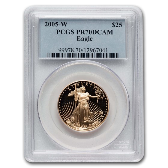2005-W 1/2 oz Proof American Gold Eagle PR-70 PCGS