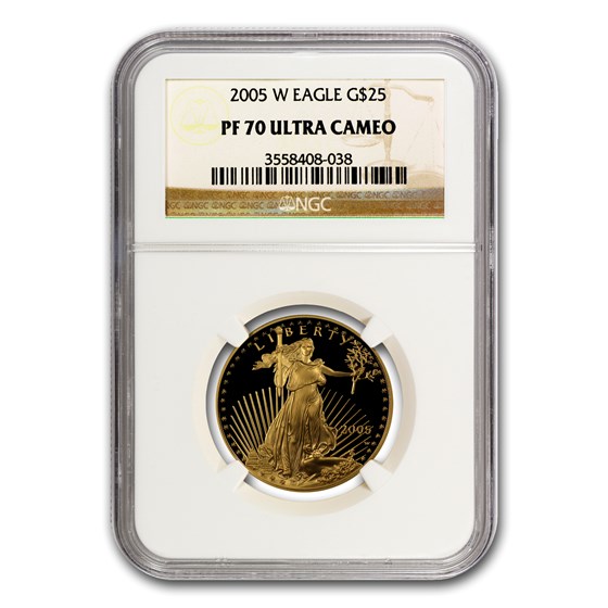 2005-W 1/2 oz Proof Gold American Eagle PF-70 NGC 2005-W 1/2 oz Proof Gold American Eagle PF-70 NGC