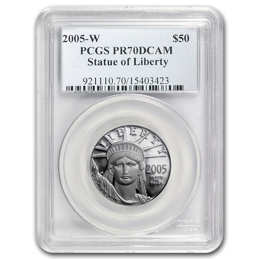 2005-W 1/2 oz Proof Platinum Eagle PR-70 DCAM PCGS
