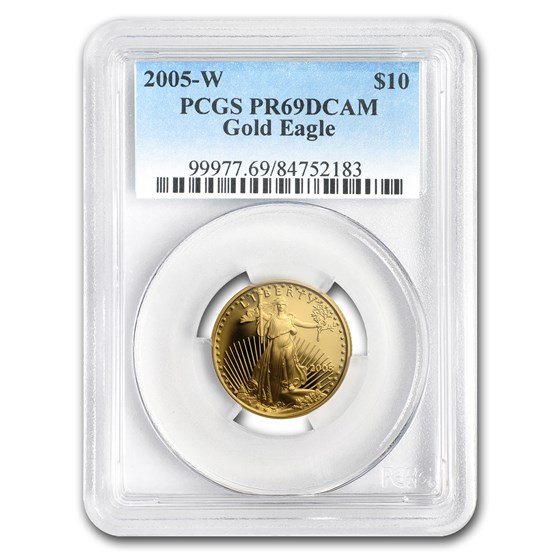 2005-W 1/4 oz Proof American Gold Eagle PR-69 PCGS 2005-W 1/4 oz Proof American Gold Eagle PR-69 PCGS