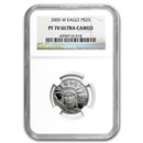 2005-W 1/4 oz Proof American Platinum Eagle PF-70 UCAM NGC