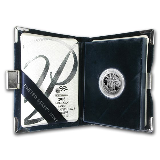 2005-W 1/4 oz Proof American Platinum Eagle (w/Box & COA) 2005-W 1/4 oz Proof American Platinum Eagle (w/Box & COA)