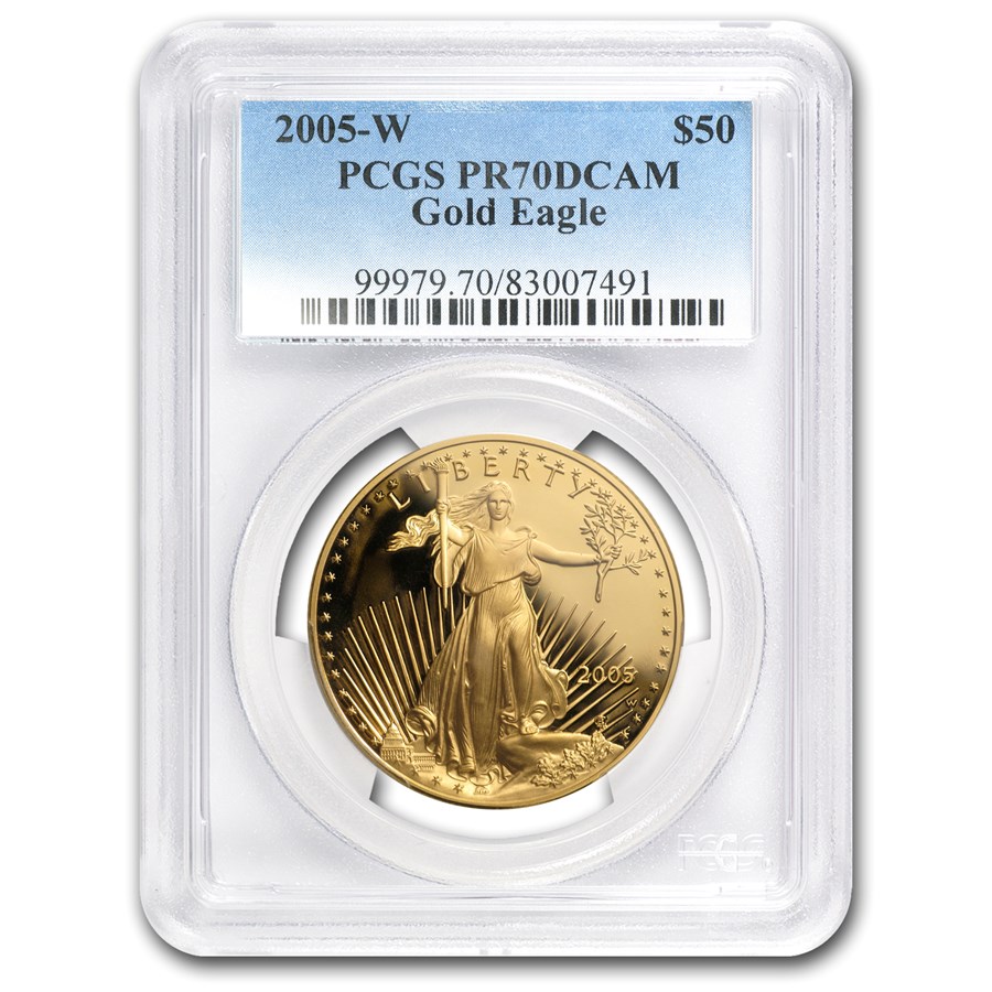 2005-W 1 oz Proof American Gold Eagle PR-70 DCAM PCGS