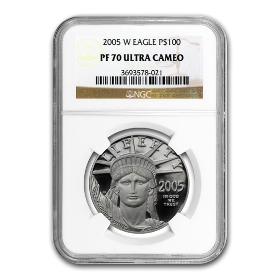 2005-W 1 oz Proof American Platinum Eagle PF-70 NGC 2005-W 1 oz Proof American Platinum Eagle PF-70 NGC
