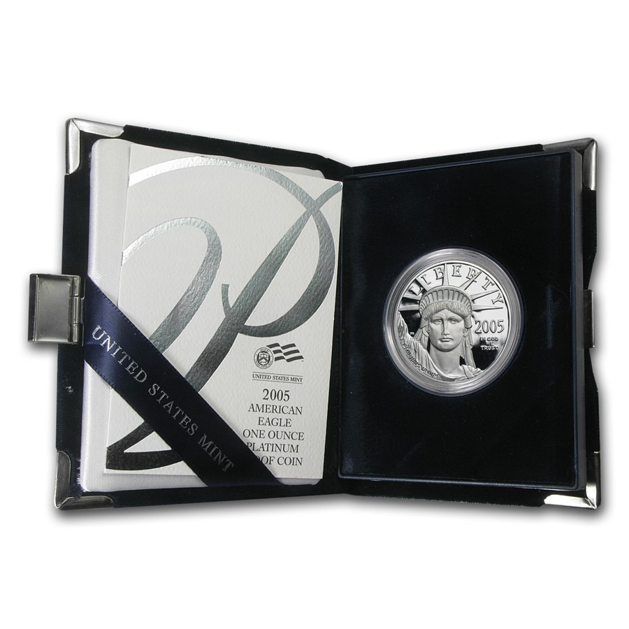 2005-W 1 oz Proof American Platinum Eagle (w/Box & COA)