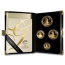 2005-W 4-Coin Proof American Gold Eagle Set (w/Box & COA)