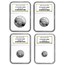 2005-W 4-Coin Proof American Platinum Eagle Set PF-70 NGC