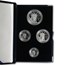 2005-W 4-Coin Proof American Platinum Eagle Set (w/Box & COA)