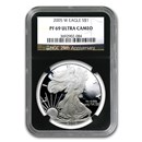 2005-W Proof American Silver Eagle PF-69 NGC (Retro Black Insert)