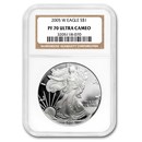 2005-W Proof American Silver Eagle PF-70 NGC