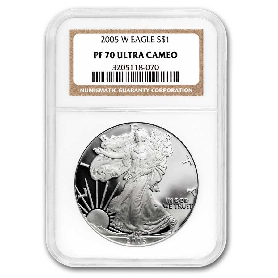 2005-W Proof American Silver Eagle PF-70 NGC