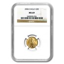 2006 1/10 oz American Gold Eagle MS-69 NGC