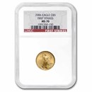 2006 1/10 oz American Gold Eagle MS-70 NGC (First Strike) 2006 1/10 oz American Gold Eagle MS-70 NGC (First Strike)