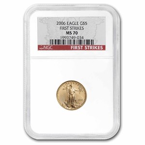 Buy 2006 1/10 oz American Gold Eagle MS-70 NGC (FirstStrike