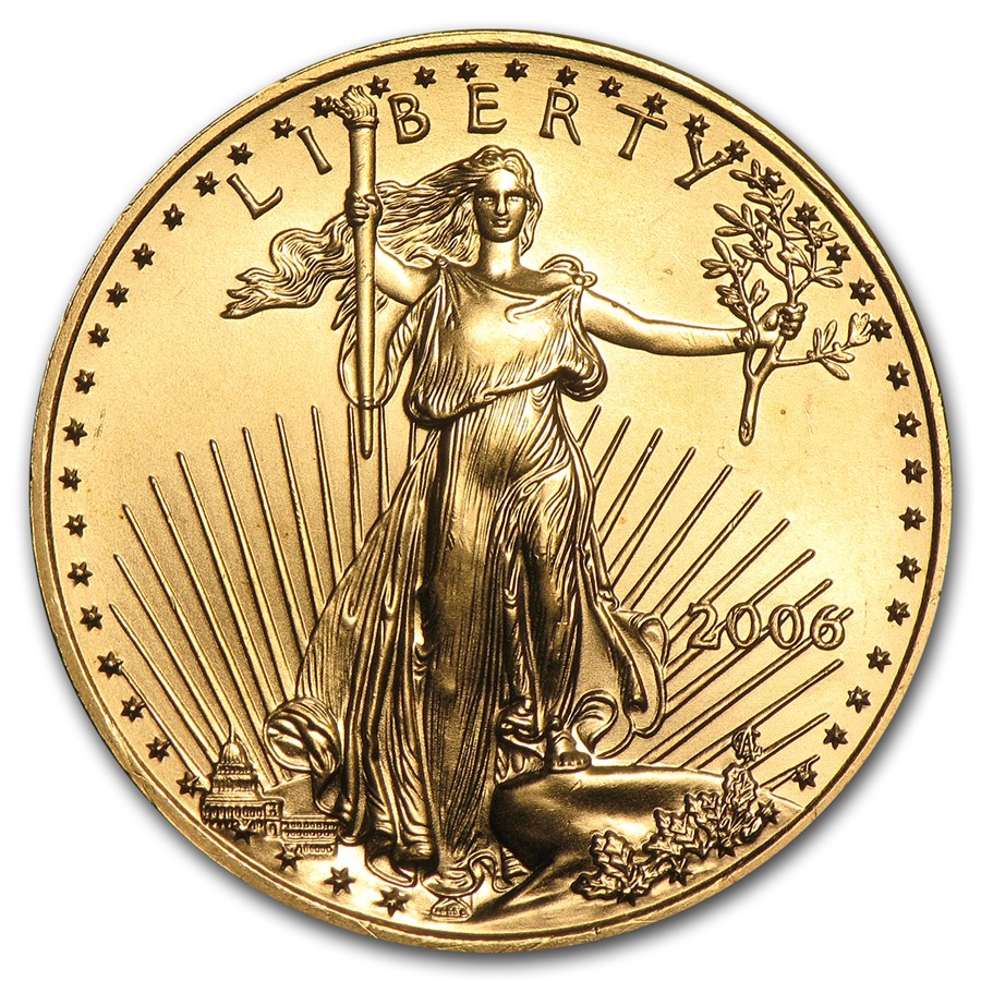 2006 1/2 oz American Gold Eagle BU