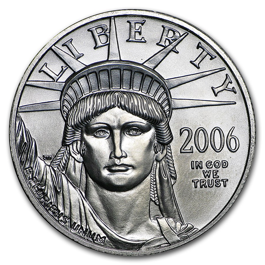 2006 1/2 oz American Platinum Eagle BU