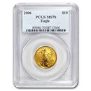 2006 1/4 oz American Gold Eagle MS-70 PCGS