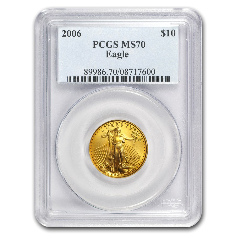 2006 1/4 oz American Gold Eagle MS-70 PCGS