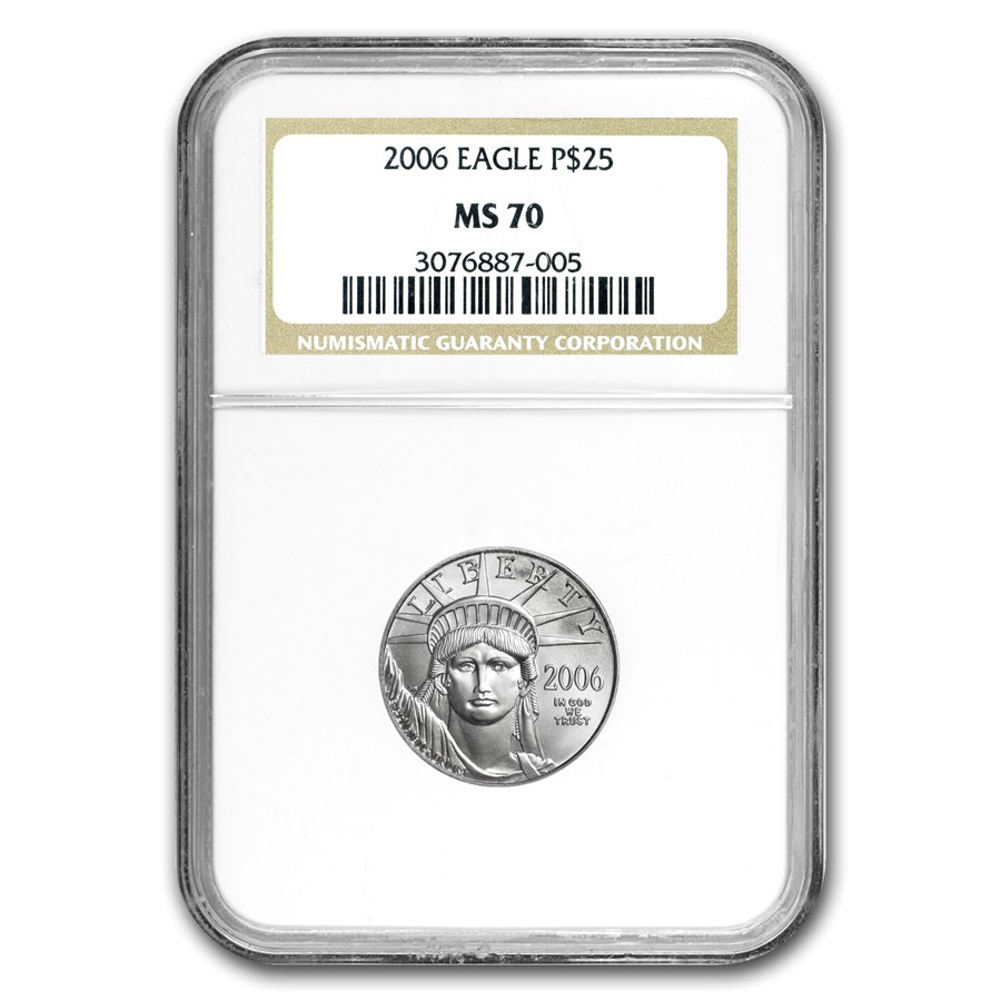 2006 1/4 oz American Platinum Eagle MS-70 NGC