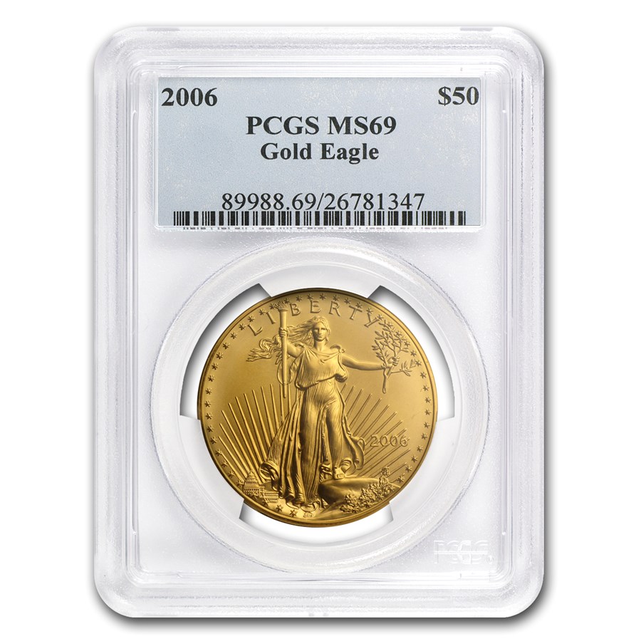 2006 1 oz American Gold Eagle MS-69 PCGS