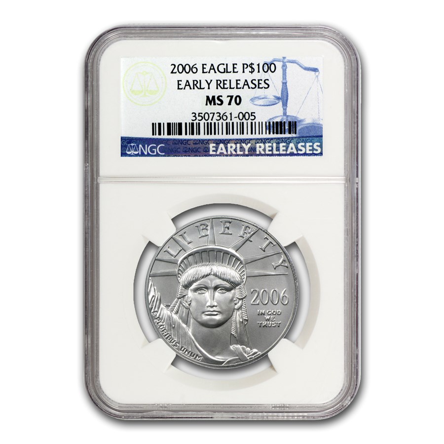 Buy 2006 1 oz American Platinum Eagle MS70 NGC (Early Releases) APMEX