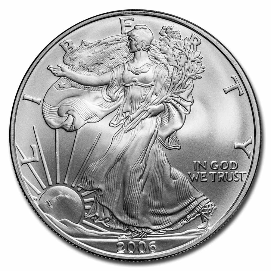 2006-W Proof American Eagle 1 oz Silver Coin - Provident Metals™