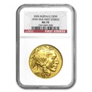 2006 1 oz Gold Buffalo MS-70 NGC (First Strikes)