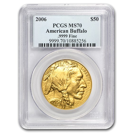 2006 1 oz Gold Buffalo MS-70 PCGS 2006 1 oz Gold Buffalo MS-70 PCGS