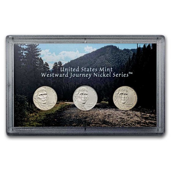 2006 3-Pc Westward Journey Nickel Set BU & Proof 2006 3-Pc Westward Journey Nickel Set BU & Proof