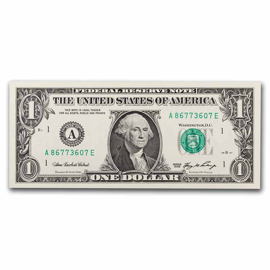 2006 (A-Boston) $1.00 FRN CU (Fr#1933-A)