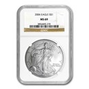 2006 American Silver Eagle MS-69 NGC
