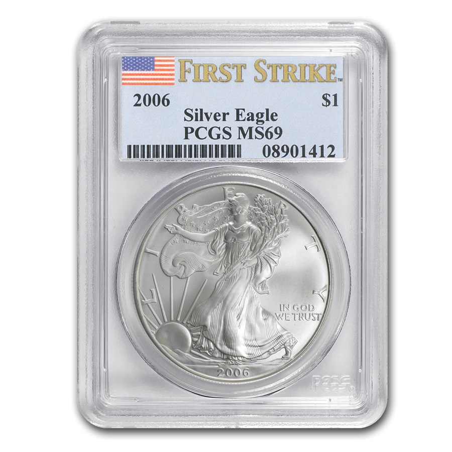 2006 American Silver Eagle MS-69 PCGS (FirstStrike®)