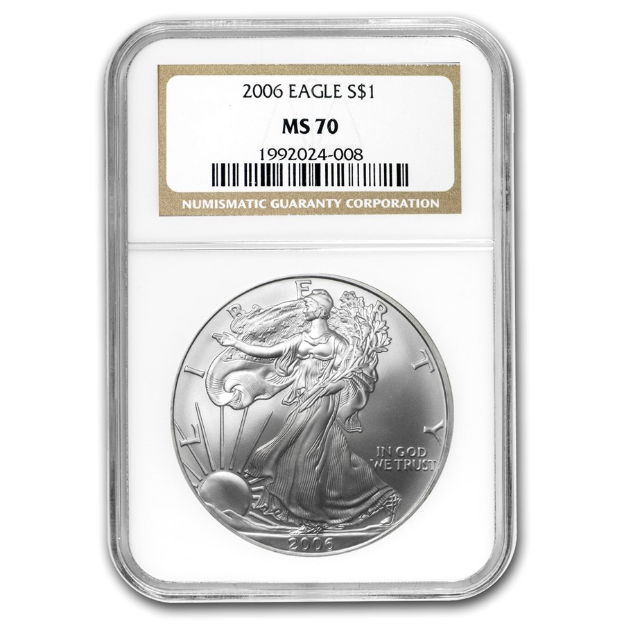 2006 American Silver Eagle MS-70 NGC