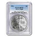 2006 American Silver Eagle MS-70 PCGS