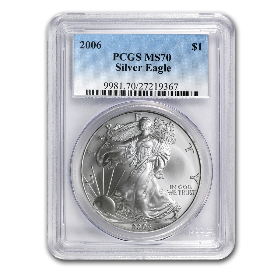 2006 American Silver Eagle MS-70 PCGS