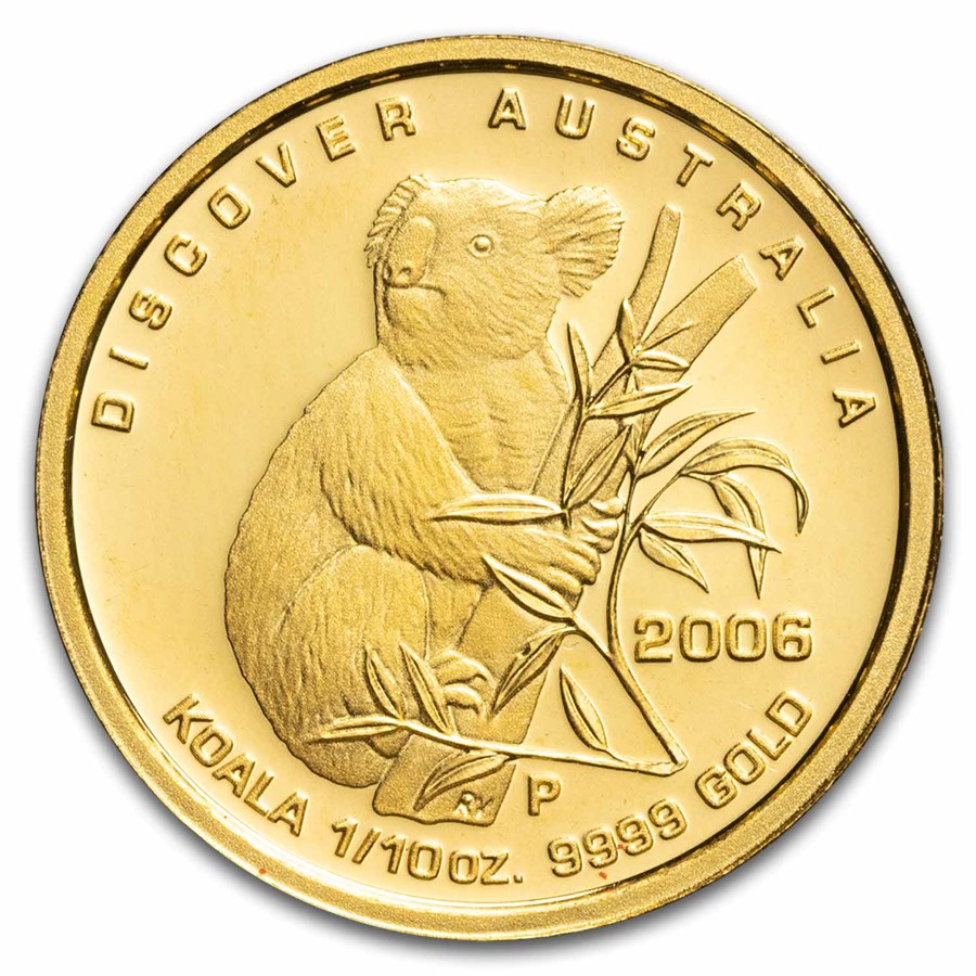 2006 Australia 1/10 oz Gold Koala Proof (coin only)