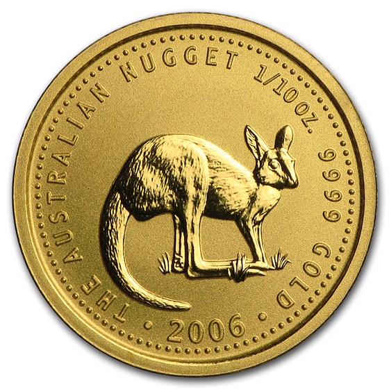 2006 Australia 1/10 oz Gold Nugget 2006 Australia 1/10 oz Gold Nugget