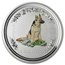 2006 Australia 1/2 kilo Silver Year of the Dog BU (Colorized)